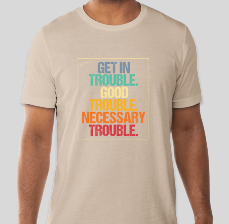 Good Trouble Block Tee