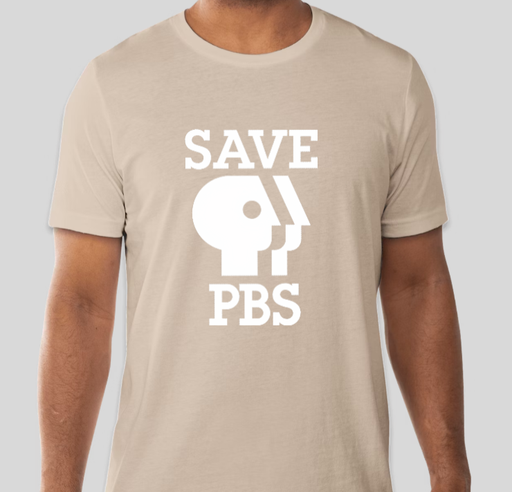 Save PBS Logo Tee