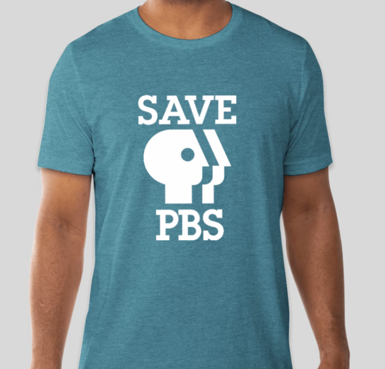 Save PBS Logo Tee