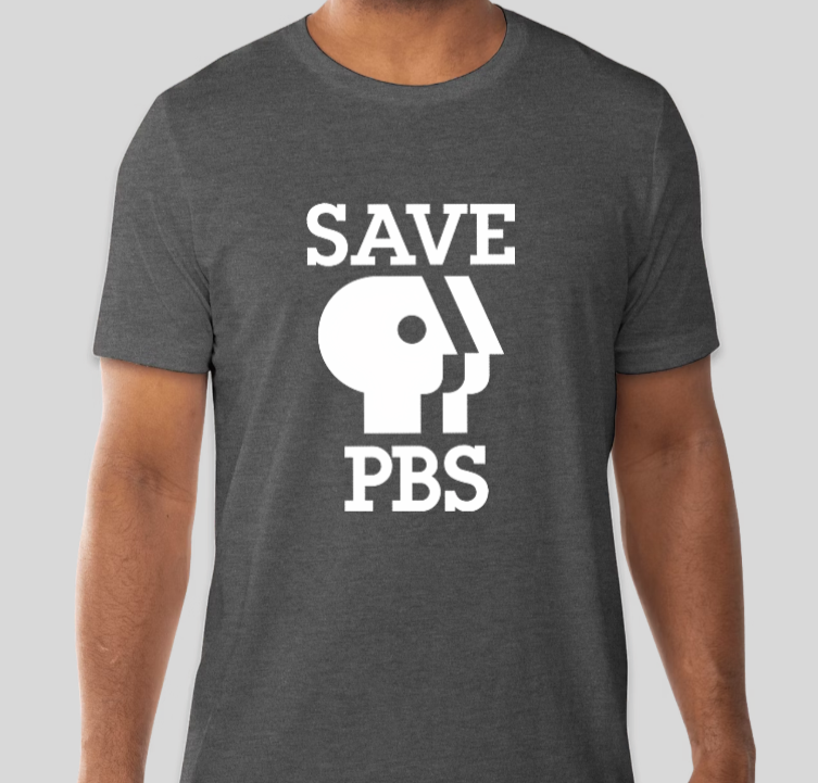 Save PBS Logo Tee