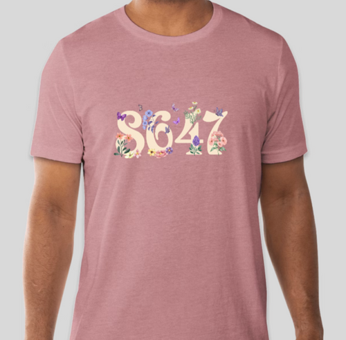 8647 Floral Tee