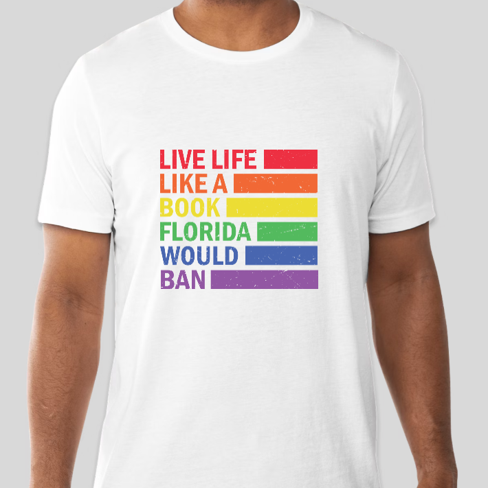 Live Life Like Rainbow Tee